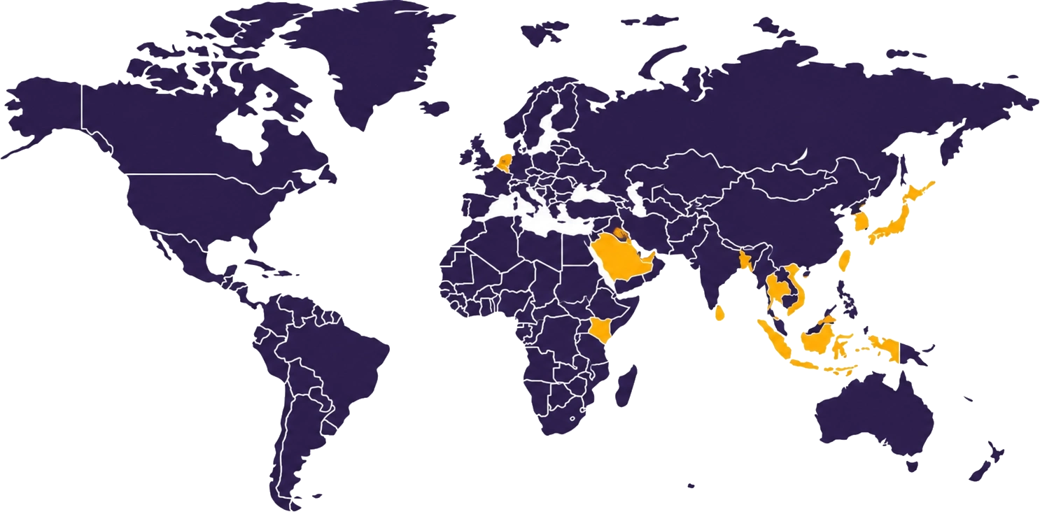 Global presence map